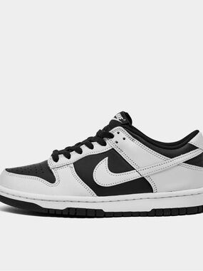Nike Dunk Low Big Kids Panda Black White Sneakers Boys Size 1Y Brand New No Box